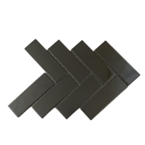 Mos Black Herringbone Porc Blend